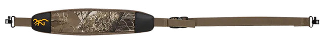 Browning 12201460 Big Game Realtree Edge Neoprene, 25"- 50" L, Rubber Shoulder Pad, Includes Swivels