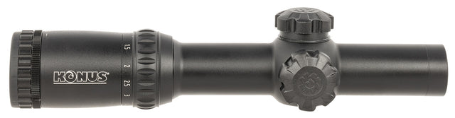 Konus 7182 KonusPro M-30 Matte Black 1-6x24mm Dual Illumination Engraved Circle Dot Reticle | KONUS