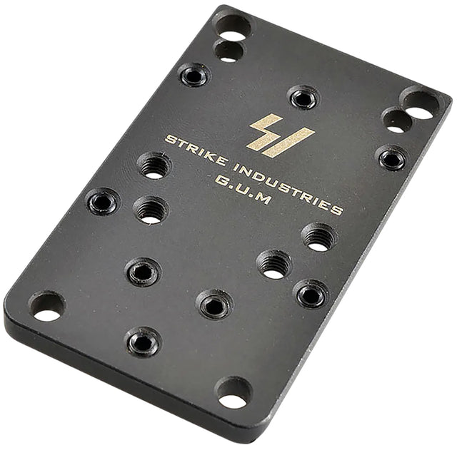Strike Industries GLOCKGUMV2 Universal Optic Mount for Glock Version 2 Black Compatible w/Glock (Except 42/43/43X/48)