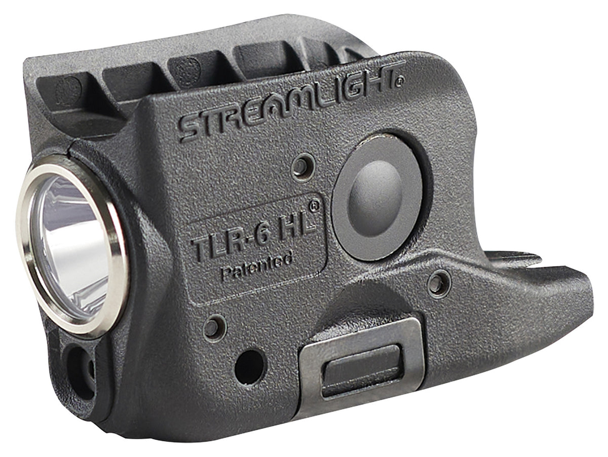Streamlight 69340 TLR-6 HL Gun Light Black 300 Lumens White LED/Red Laser Glock 42/43/43X/48