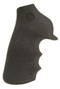 Hogue 80020 Tamer Grip Black Rubber with Finger Grooves for Ruger GP100, Super Redhawk | HOGUE
