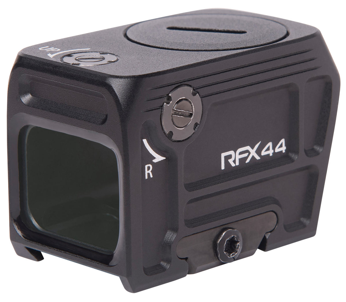 Viridian 9810109 RFX44 Black 1 x 21 mm x 16.5mm 5 MOA Green Dot ACRO/Glock MOS Footprint