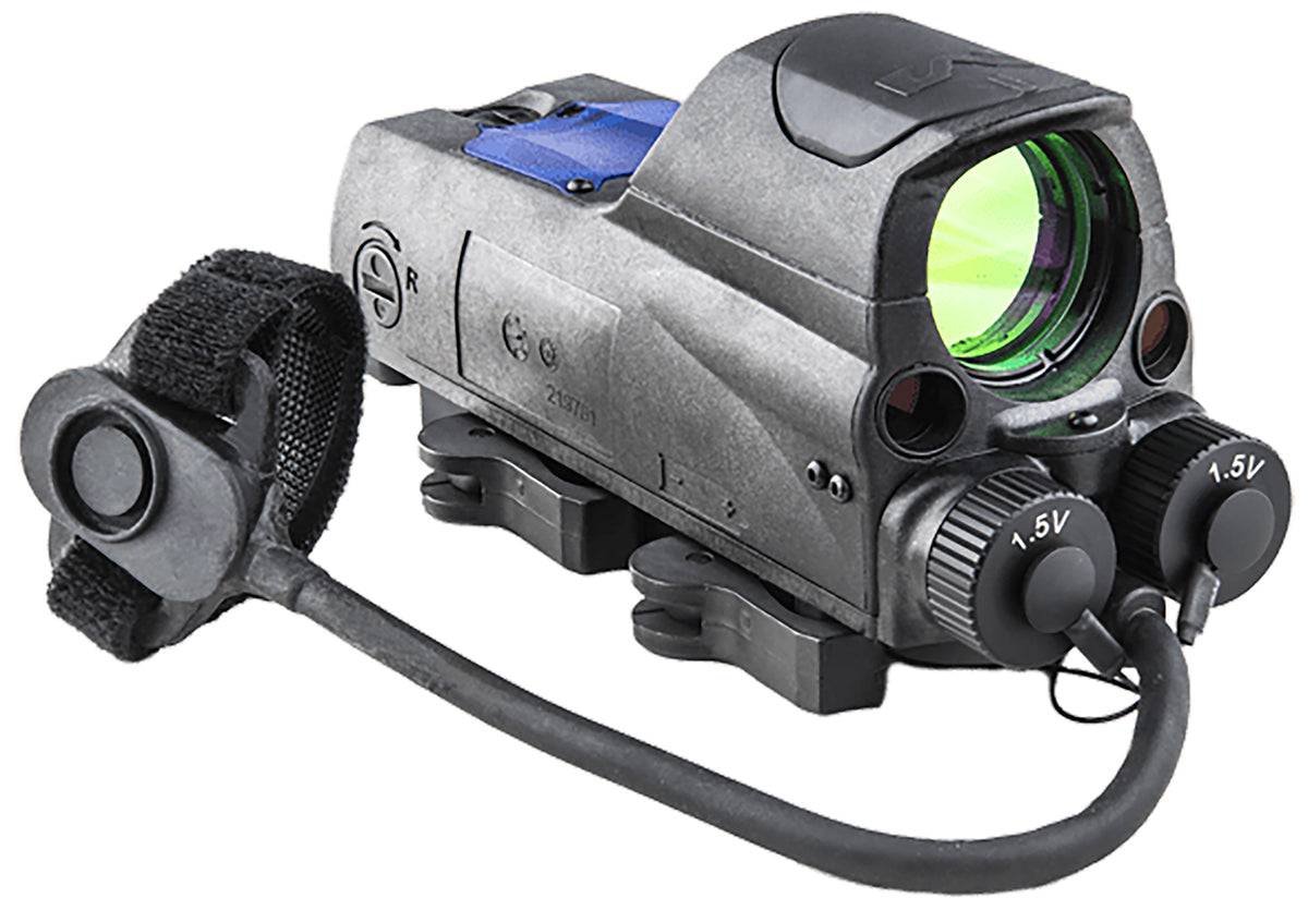 Meprolight USA 0687703 MOR PRO Black 1 x 30 mm 2.2 MOA Dot/Bullseye Reticle Red & IR Laser