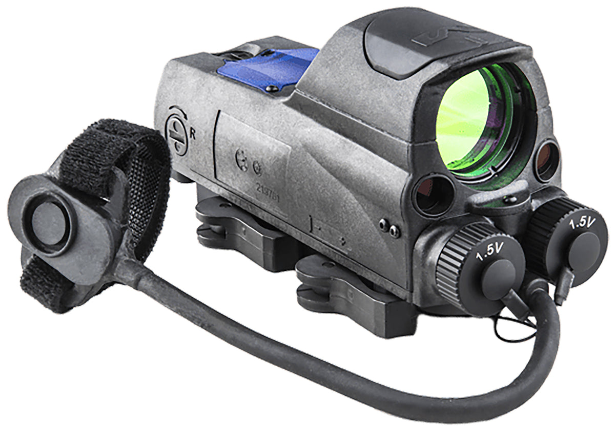 Meprolight USA 0687743 MOR PRO Black 1 x 30 mm 2.2 MOA Dot/Bullseye Reticle Green & IR Laser