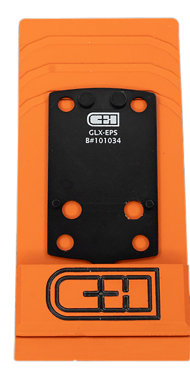 C&h Precision GLXEPS V4 MIL/LEO Adapter Black Anodized Holosun EPS Pattern Footprint