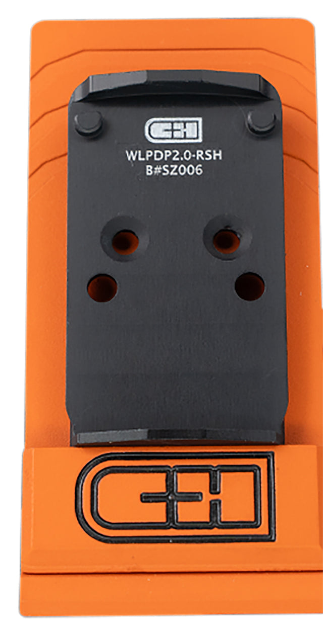 C&h Precision WLPDP2.0RSH Walther DEFENSE PDP 2.0 Black Anodized Trijicon/Holosun Pattern Footprint