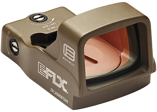 Eotech EFLX6RWTAN EFLX Mini Reflex Sight Tan 1 x 6 MOA Red Dot