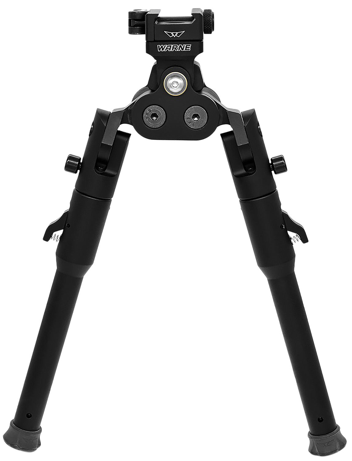 Warne 7921M Skyline Pro Bipod Black Anodized QD Picatinny Head with Lite Legs | WARNE