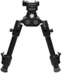 Warne 7923M Skyline Pro Bipod Black Anodized QD Picatinny Head with Precision Legs | WARNE