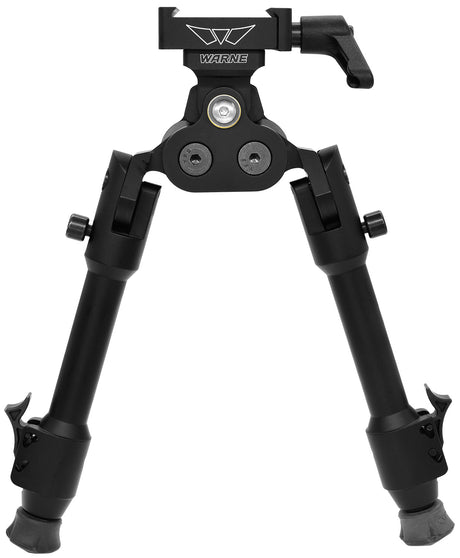 Warne 7924M Skyline Pro Bipod Black Anodized ARCA Interface Head with Precision Legs | WARNE