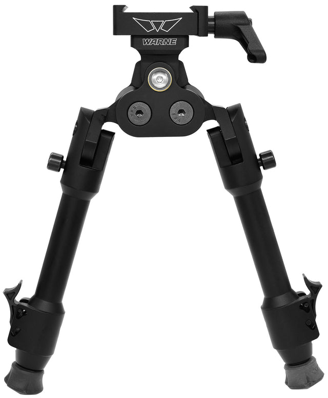 Warne 7924M Skyline Pro Bipod Black Anodized ARCA Interface Head with Precision Legs | WARNE