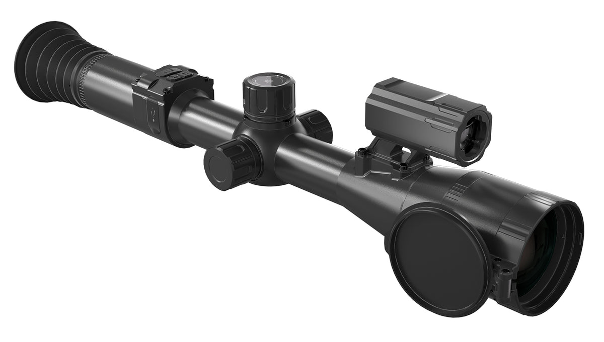 PARD PA4-50/LRF Pantera 480 LRF Thermal Black 3.3x50mm Multi Reticle, Digital 2x/4x/6x/8x Zoom 640x480, 12 Microns, 50 Hz Resolution | OPTIMAX TECHNOLOGY LLC