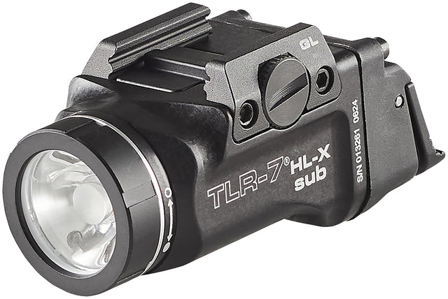 Streamlight 69503 TLR-7 HL-X SUB USB Black 6000 Series Aluminum Glock 43x/48 1000 Lumens