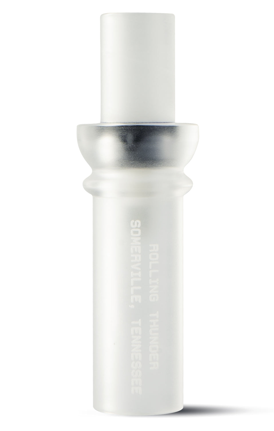 Rolling Thunder Game Call DC212CF Two Stroke Double Reed Cutdown Attracts Ducks Frost Acrylic