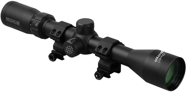 Konus 7352 Fighter Riflescope 3-9x40mm 30/30 Reticle w/ Rings | KONUS