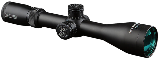 Konus 7180 LZ-30 Black 2.5-10x 30/30 w/ Illuminated Floating Corss Red/Blue Reticle | KONUS
