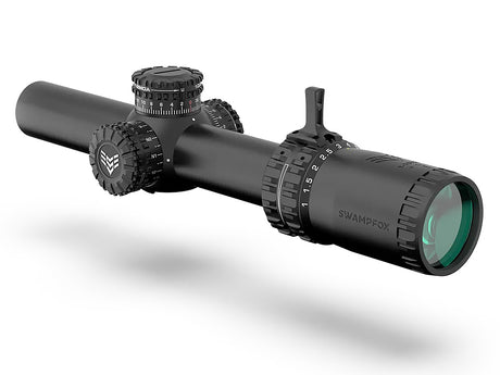 Swampfox Optics ARH11024GB Arrowhead Black 1-10x 24mm 30mm Tube Guerrilla Dot BDC Reticle | SWAMPFOX OPTICS