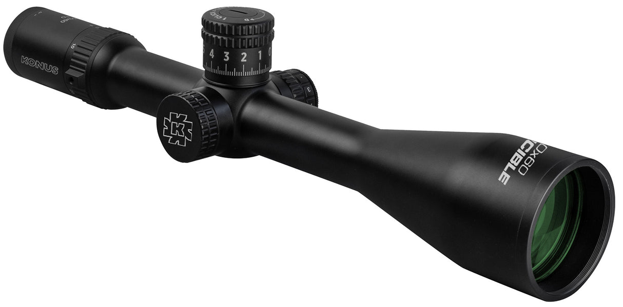 Konus 7177 Invincible 5-50x60 34mm Tube Fine Crosshair w/ Illuminated Dot Reticle | KONUS