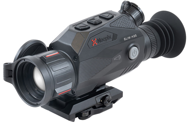 Nocpix SLIML35 Slim L35 Thermal Mountable Weapon Sight Black 3.5x35mm, 640x512 12 Microns 60 Hz Resolution, Zoom Digital 4x | NOCPIX
