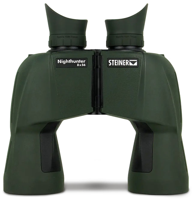 Steiner 2070 Nighthunter 8x56mm BaK-4 Porro Prism, Auto Focus, Matte Green Makrolon w/Rubber Armor | STEINER
