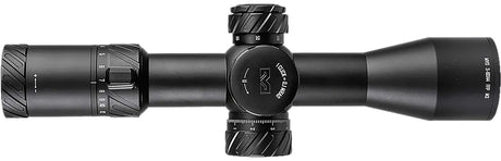 Meprolight USA 901246703 MVO Matte Black Anodized 3-18x44mm, 34mm Tube, Illuminated M3 MRAD Etched Green/Red Reticle | MEPRO USA LLC