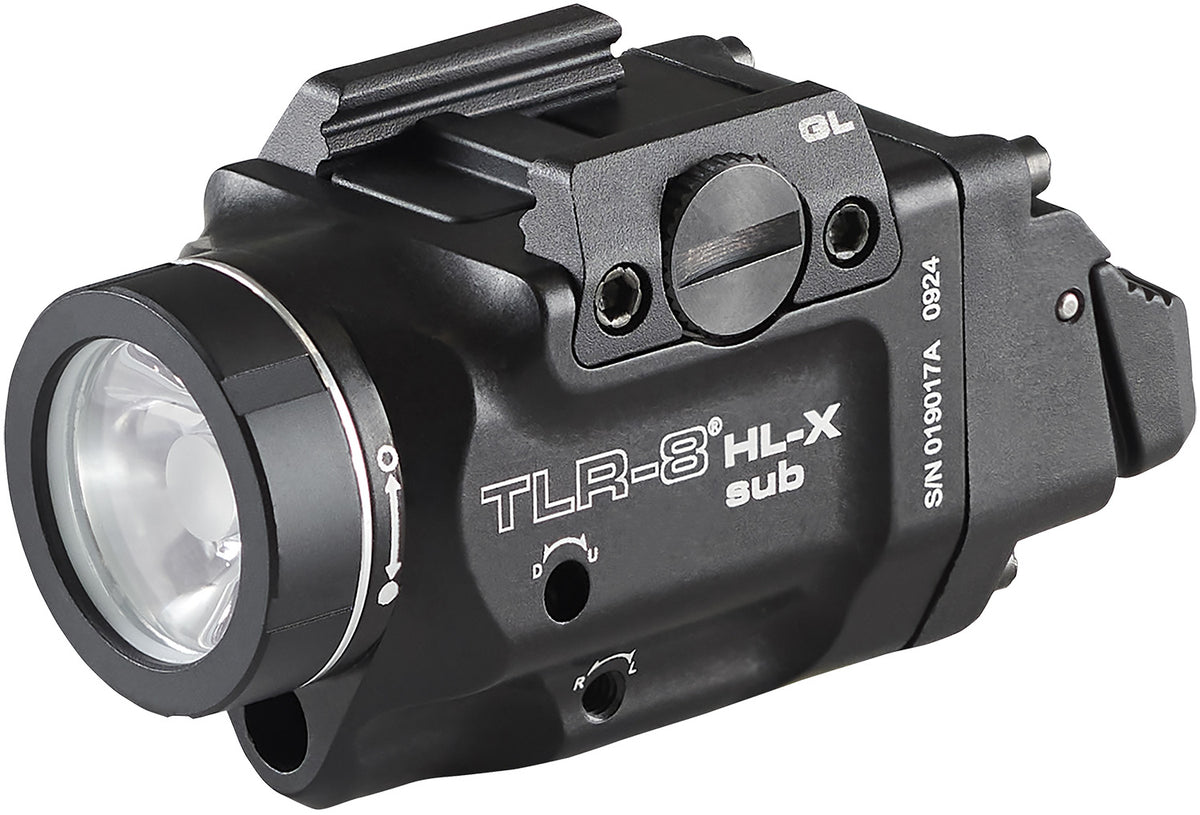 Streamlight 69466 TLR-8 Black Aluminum Glock 43x/48 1,000 Lumens Red Laser