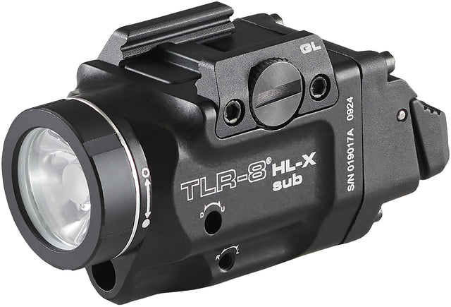Streamlight 69466 TLR-8 Black Aluminum Glock 43x/48 1,000 Lumens Red Laser