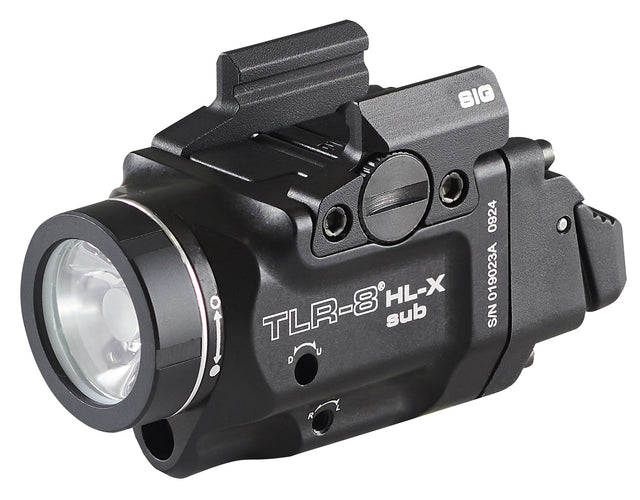 Streamlight 69467 TLR-8 Black Aluminum Sig P365/XL 1,000 Lumens Red Laser