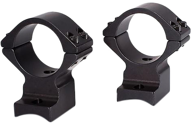 Talley 94X719 Scope Mount/Ring Combo Black Anodized Aluminum 1" Tube, Savage (8-40) Round Receiver w/Accutrigger, Medium Rings