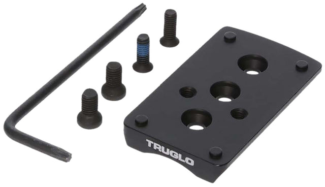 TruGlo TGTG8950M2 Pistol Red Dot Sight Mount Black Nitride Fortress Steel Trijicon RMR Mount