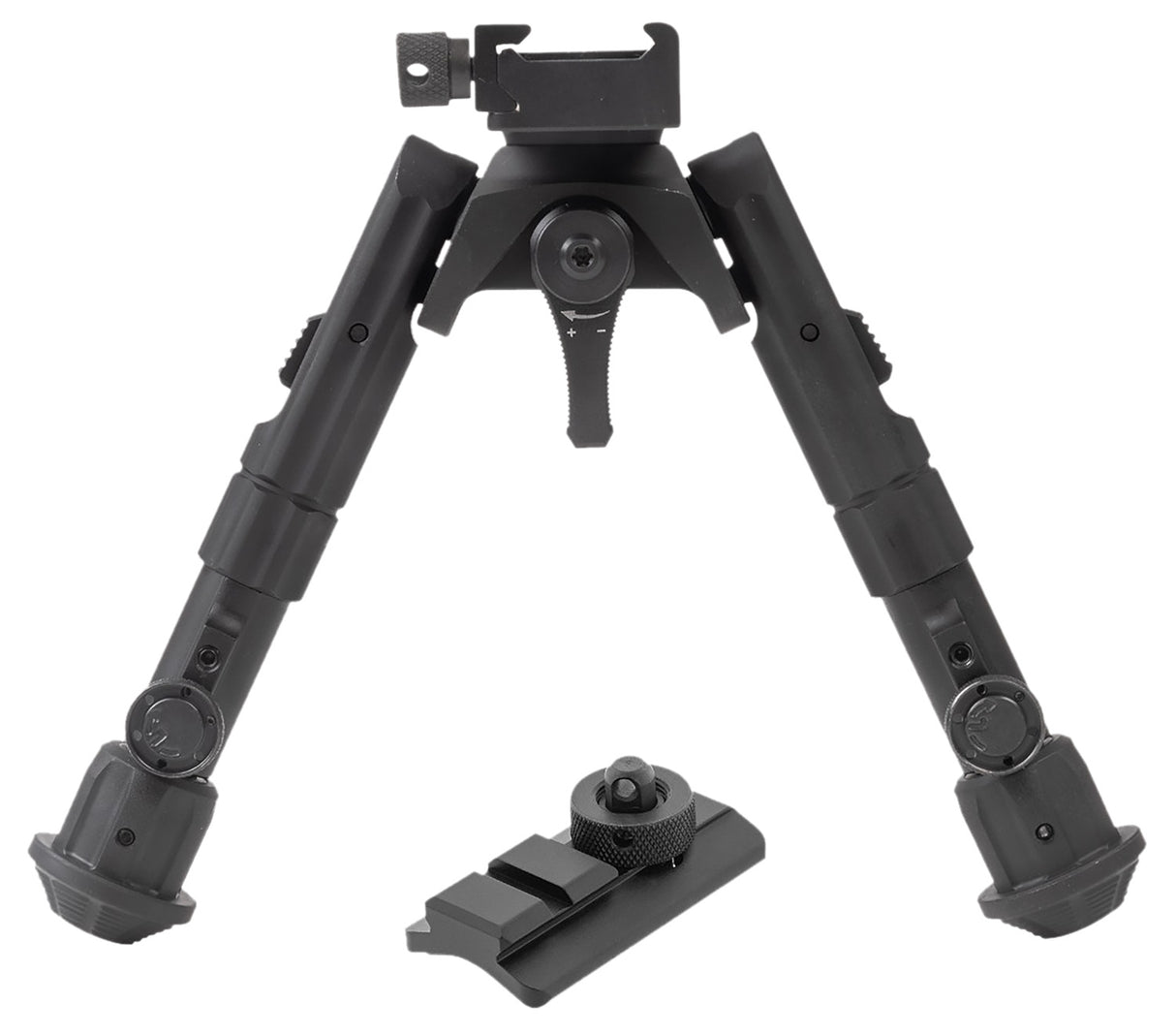Leapers TLBP02B Recon 360 Matte Black Anodized 5.60-7.20" Aluminum | LEAPERS