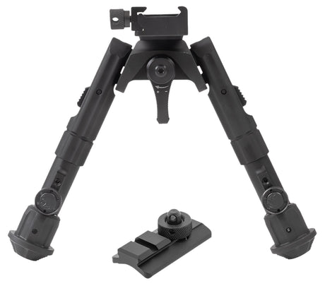 Leapers TLBP02B Recon 360 Matte Black Anodized 5.60-7.20" Aluminum | LEAPERS