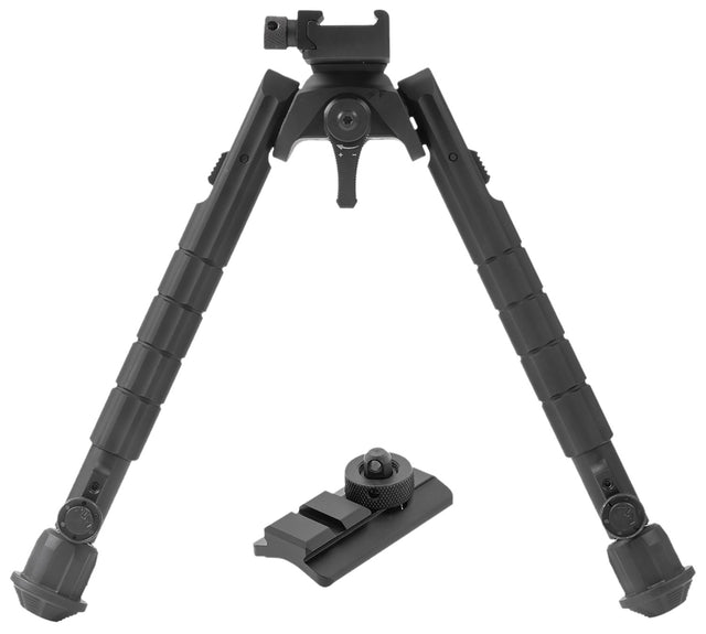 Leapers TLBP03B Bipod Black Anodized 8-12" Aluminum | LEAPERS