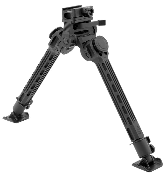 Leapers TLBPFS01A Big Bore Bipod Black Anodized 9-14" Aluminum/Steel | LEAPERS