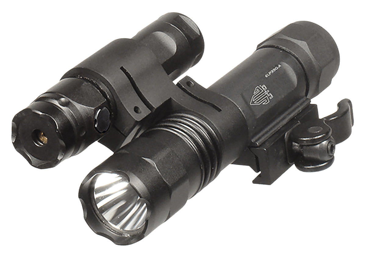 Leapers LTELP39QA Black Aluminum 400Lumens 23mm LED IRB Bulb Green Laser Picatinny/Weaver Mount