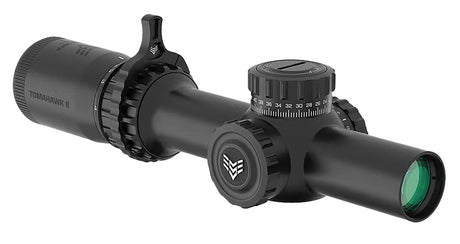 Swampfox Optics THK16241GB Tomahawk II Black 1-6x24mm 30mm Tube BDC Green Reticle | SWAMPFOX OPTICS
