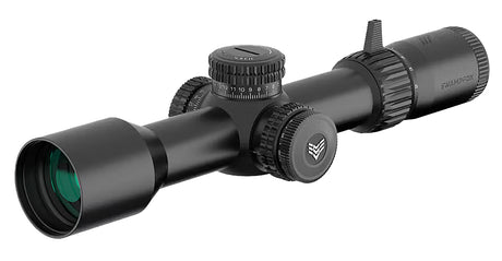 Swampfox Optics TWK525563L Warhawk Black 5-25x56mm 34mm Tube Sharpshooter MIL Reticle | SWAMPFOX OPTICS