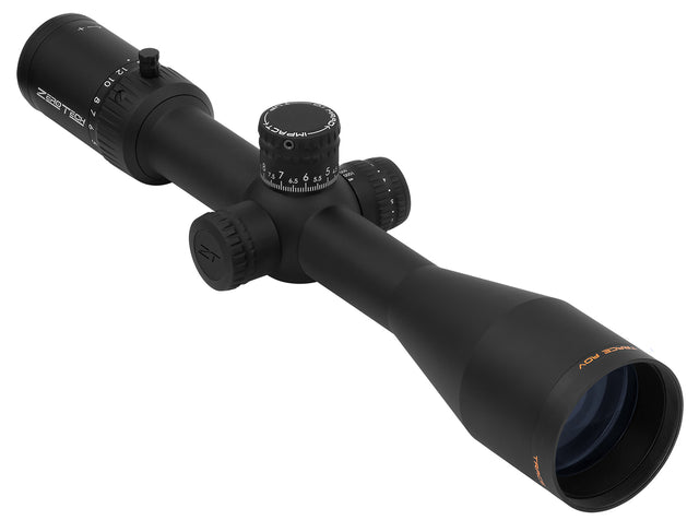 Zero Tech Optics TR4245F-IR Trace Advanced Black 4-24x 50mm 30mm Tube Illuminated RMG FFP Reticle | ZERO TECH OPTICS