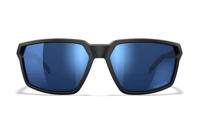 Wiley X AC6SRA09 Sierra M/L Blue Mirror Lens Polycarbonate Matte Black Frame