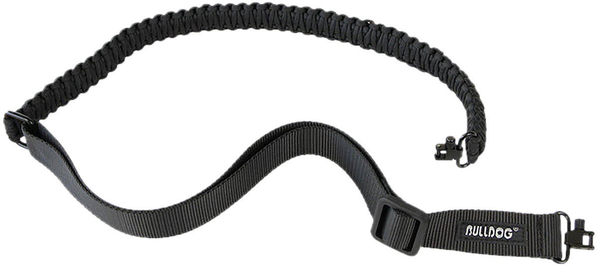 Bulldog BD835 Deluxe Rifle Sling Black Paracord Rifle