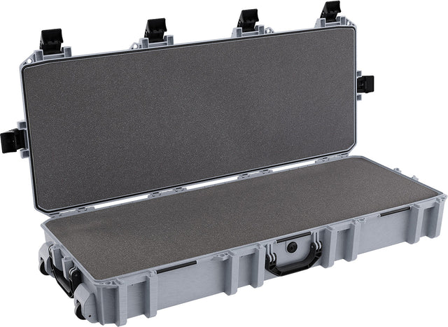 Pelican VCV7300000GRY Vault Double Rifle Case 44" Gray Polyethylene Foam Weather Resistant