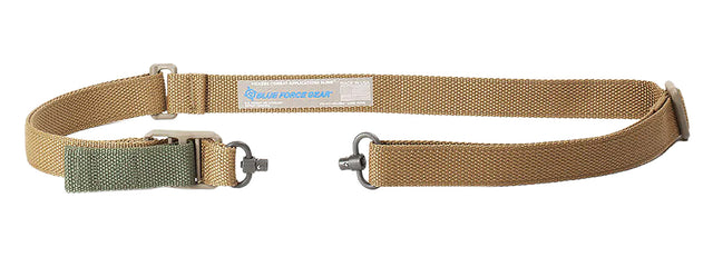 Blue Force Gear VCASPB125AACB Vickers Push Button Sling Coyote Brown Cordura 36"-62" OAL Padded Rifle