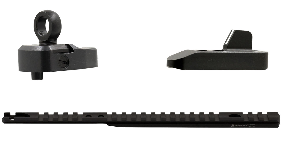 XS Sights ML10095 Marlin Optic Mounts & Ghost Ring Sight Sets Black Anodized Aluminum/Steel Fits Marlin 1894 Lever Action