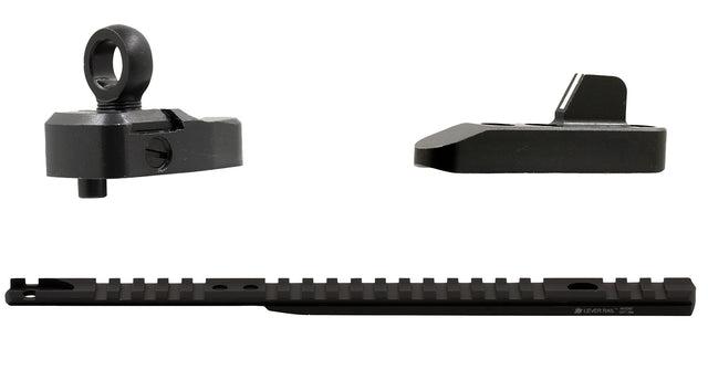 XS Sights ML10095 Marlin Optic Mounts & Ghost Ring Sight Sets Black Anodized Aluminum/Steel Fits Marlin 1894 Lever Action