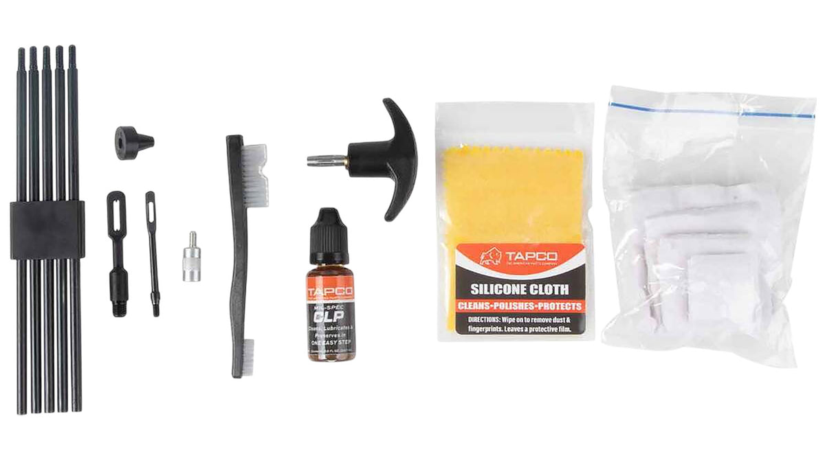 Tapco TAP22082 Universal Cleaning Kit 22 Cal 12 Gauge Black