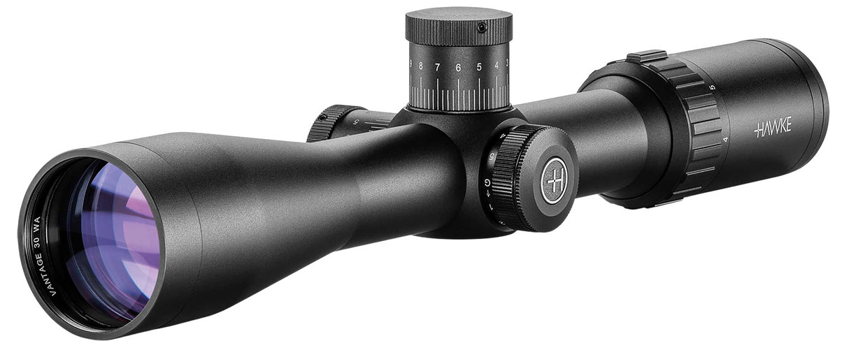 Hawke Sport Optics 14278 Vantage 30 Riflescope Black 4-12x42mm 30mm Tube Illuminated Red/Green .223/.308 Marksman Reticle | HAWKE SPORT OPTICS