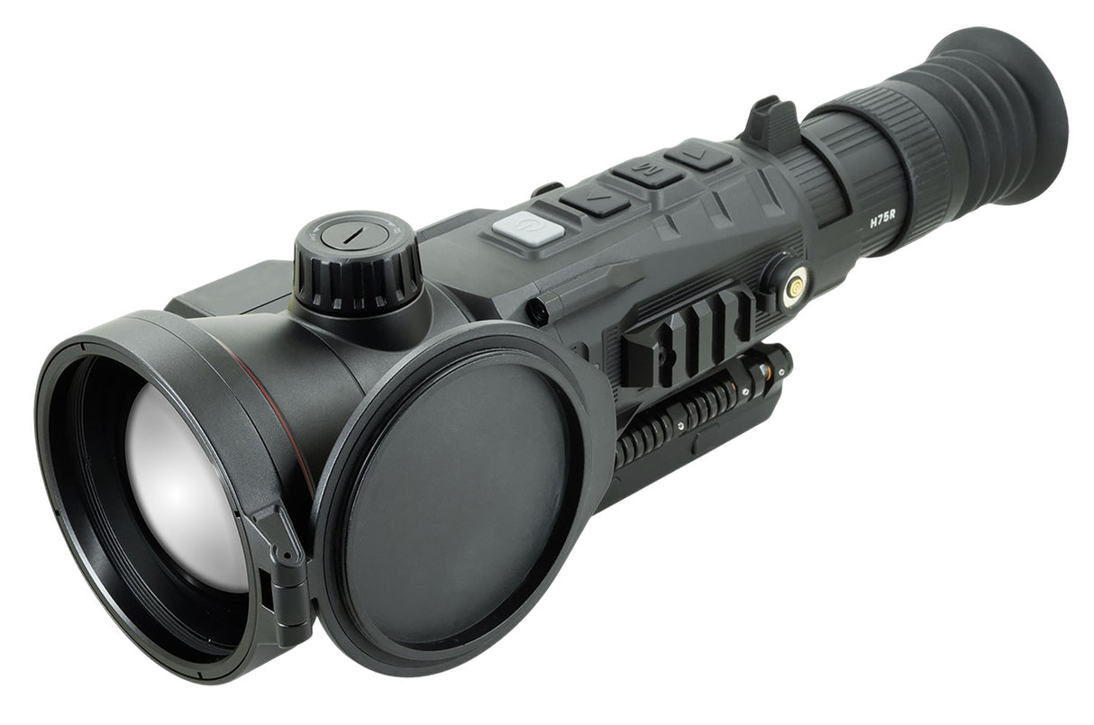 iRay USA RICO2H75R RIco 2 H75R LRF Thermal Weapon Sight Black 4x75mm Multi- 1 DIY/1 Dynamic/6 Static Reticle, 640x512, 12 Microns, 60 Hz Resolution, Zoom Digital 8x | NOCPIX