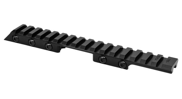 Warne 7757M Picatinny Rail 11mm Dovetail Black Aluminum Fits CZ 457 15 MOA