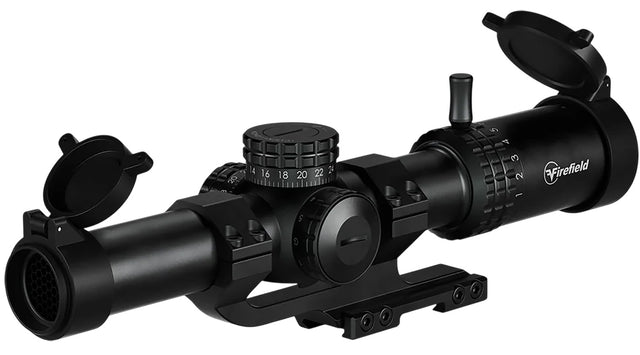 Firefield FF13075 RapidStrike Black 1-10x24mm, 30mm Tube Illuminated Black/Green/Red CR1 Reticle | FIREFIELD