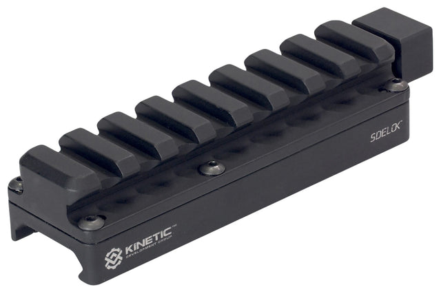 Kinetic Development Group SID5-100 Sidelock Universal Riser Long Black Aluminum